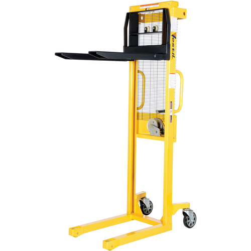 Manual Stacker, Hand Winch Operated, 770 lbs. Capacity, 60" Max Lift Nia-Chem Ltd.