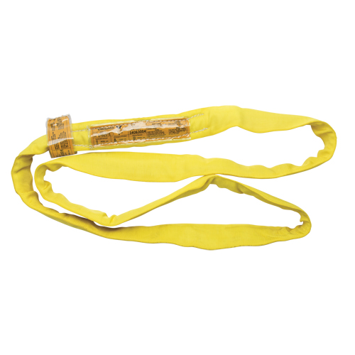&eacute;lingue de levage en polyester ronde, Jaune, 2-1/2" la x 3' lo, 9000 lb Charge verticale Nia-Chem Ltd.