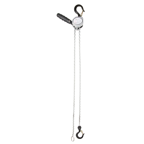 Mini Lever Hoist, 10' Lift, 550 lbs. (0.275 tons) Capacity, Zinc Plated Chain Nia-Chem Ltd.