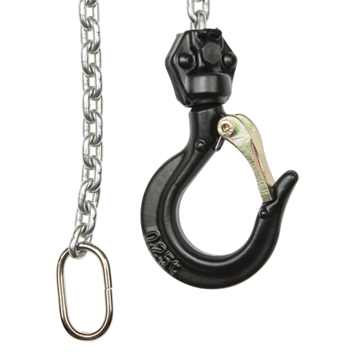 Mini Lever Hoist, 10' Lift, 550 lbs. (0.275 tons) Capacity, Zinc Plated Chain Nia-Chem Ltd.
