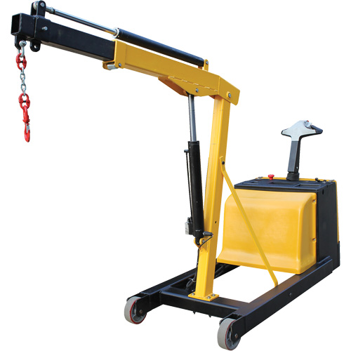 Electric Powered Floor Crane, 8.8' Lift, 1500 lbs. (0.75 tons), 44-1/4" Arm, 62-1/4" H Nia-Chem Ltd.