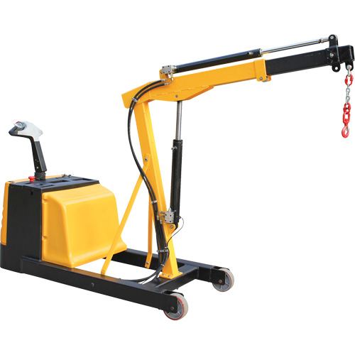 Electric Powered Floor Crane, 8.8' Lift, 1500 lbs. (0.75 tons), 44-1/4" Arm, 62-1/4" H Nia-Chem Ltd.
