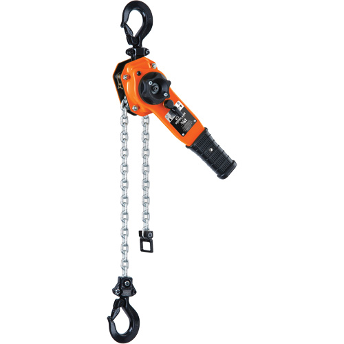 Series 653-A Ratchet Lever Hoist, 10' Lift, 1500 lbs. (0.75 tons) Capacity, Steel Chain Nia-Chem Ltd.