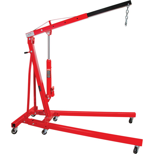 Folding Shop Crane, 4000 lbs. (2 tons) Capacity Nia-Chem Ltd.