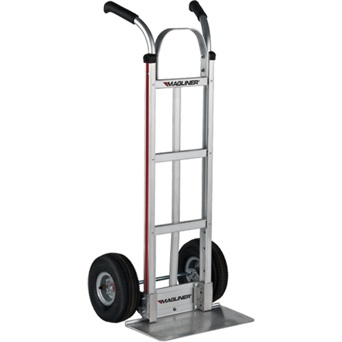 Knocked Down Hand Truck, Dual Handle, Aluminum, 48" Height, 500 lbs. Capacity Nia-Chem Ltd.