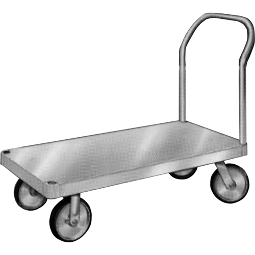 Aluminum Platform Truck, 24" W x 36" L, 2000 lbs. Cap., Rubber Wheels Nia-Chem Ltd.