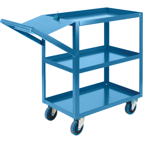 Chariots &agrave; cueillette, 36" h x 18" la x 46" p, 3 Tablettes, Capacit&eacute; 1200 lb Nia-Chem Ltd.