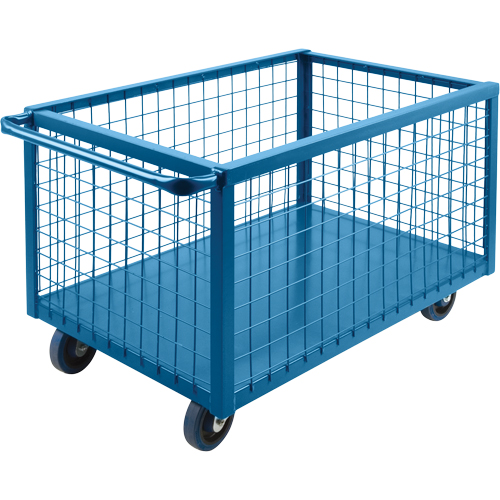 Wire Mesh Box Truck, Steel, 39" L x 24" W x 31.5" H, 12 cu. ft. Volume, 1200 lbs. Capacity Nia-Chem Ltd.
