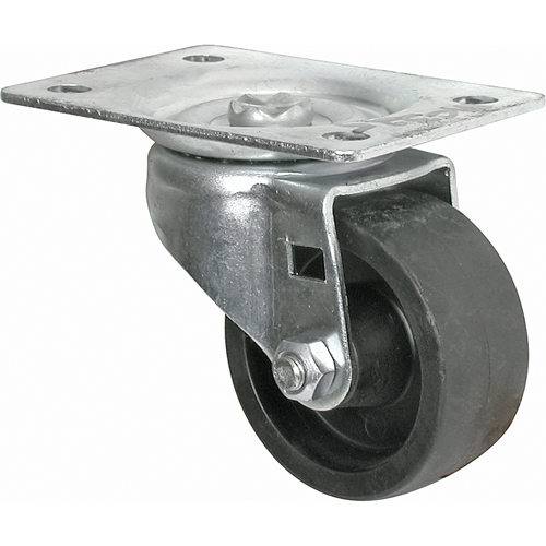 Light-Duty Caster, Swivel, 2-1/2" (63.5 mm), Polyolefin, 200 lbs. (91 kg.) Nia-Chem Ltd.