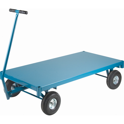 Platform Trucks - Ergonomic Platform Wagon Trucks, 30" W x 60" L, 1000 lbs. Capacity Nia-Chem Ltd.