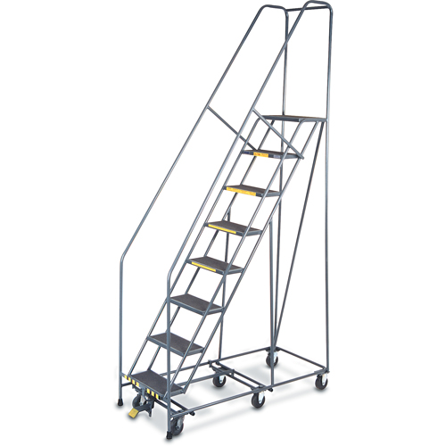 All Directional Ladders, 8 Steps, 16" Step Width, 80" Platform Height, Steel Nia-Chem Ltd.