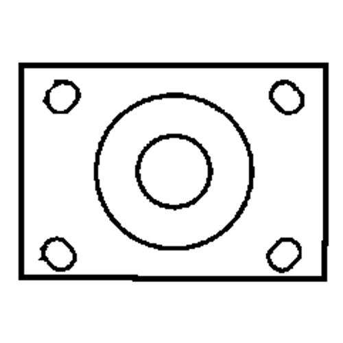 Total Locking Caster, Swivel with Brake, 6" (152.4 mm), Rubber, 450 lbs. (204 kg.) Nia-Chem Ltd.
