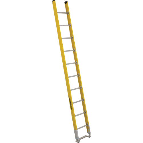 Single Section Straight Ladder - 6100 Series, 10', Fibreglass, 375 lbs., CSA Grade 1AA Nia-Chem Ltd.