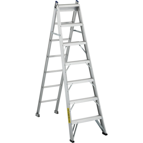 Escabeaux industriels Multi-Way de s&eacute;rie 2700, 7', Aluminium, Capacit&eacute; de 250 lb, ANSI 1, CSA 1 Nia-Chem Ltd.