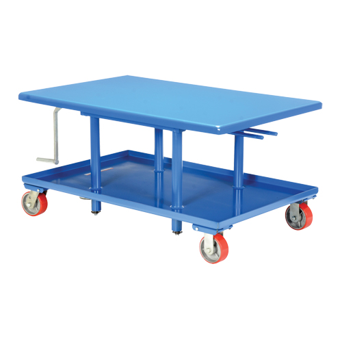 Post Lift Table, 42" L x 30" W, Steel, 2000 lbs. Capacity Nia-Chem Ltd.