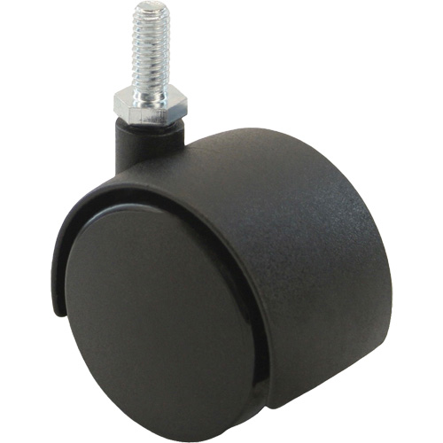 Twin Wheel Caster (300/400 Series), Swivel, 2" (51 mm) Dia., 75 lbs. (34 kg.) Capacity Nia-Chem Ltd.