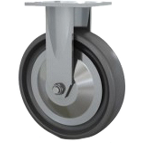 Roulette robuste, Fixe, 8" (203,2 mm), Elastom&egrave;re dur, 1000 lb (453,6 kg) Nia-Chem Ltd.