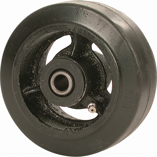 Mold-on Rubber Wheel, 8" (203 mm) Dia. x 2-1/2" (63.5 mm) W, 850 lbs. (385 kg.) Capacity Nia-Chem Ltd.
