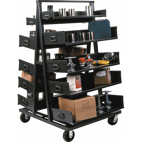 Chariots Adjust-A-Tray, 30" x 38" x 64", Capacit&eacute; 2500 lb Nia-Chem Ltd.