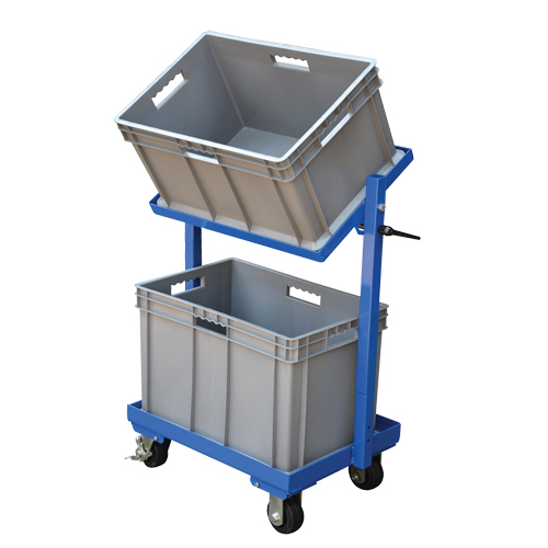 Chariot &agrave; cueillette, Acier, 30-11/16" la x 19-1/4" p, 2 tablettes, Capacit&eacute; 200 lb Nia-Chem Ltd.