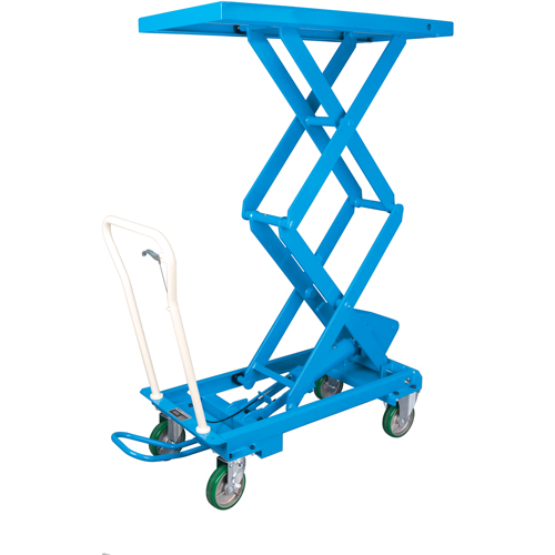 Scissor Lift Tables, 20-1/2" L x 39-3/4" W, Steel, 660 lbs. Capacity Nia-Chem Ltd.