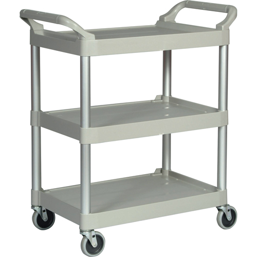 Light-Duty Utility Cart, 3 Tiers, 19" x 38" x 34", 200 lbs. Capacity Nia-Chem Ltd.