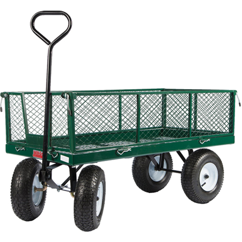 Wagons With Fold-Down Racks, 24" W x 48" L, 800 lbs. Capacity Nia-Chem Ltd.