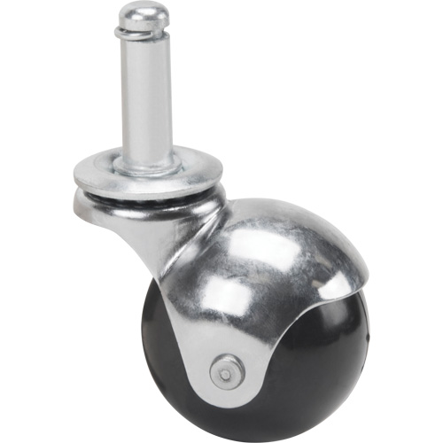 Zinc Plated Caster, Swivel with Brake, 2" (50.8mm) Dia., 200 lbs. (91 kg.) Capacity Nia-Chem Ltd.