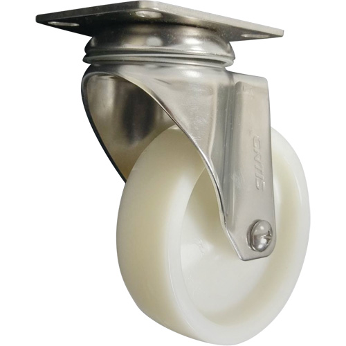 Roulette, Pivotant, 4" (101,6 mm), Nylon, 200 lb (91 kg) Nia-Chem Ltd.