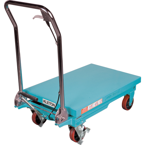 Heavy-Duty Hydraulic Scissor Lift Table, 32" L x 19-3/4" W, Steel, 660 lbs. Capacity Nia-Chem Ltd.