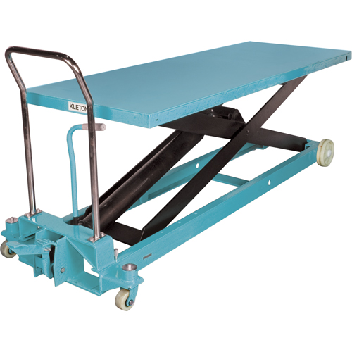 Table &eacute;l&eacute;vatrice robuste &agrave; ciseaux hydraulique, 80-1/8" lo x 29-1/2" la, Acier, Capacit&eacute; 2200 lb Nia-Chem Ltd.