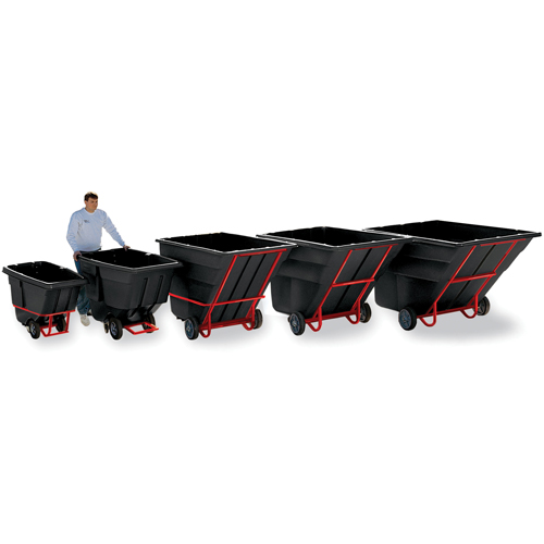 Tilt Truck, Polyethylene, 1-1/2 cu. yd., 1200 lbs. Load Capacity Nia-Chem Ltd.