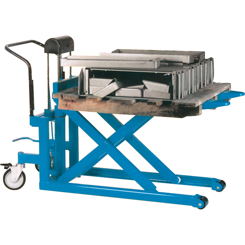 Chariots/tables hydrauliques de lev&eacute;e &agrave; ciseaux pour palettes, 42-1/2" lo x 20-1/2" la, Acier, Capacit&eacute; de 1000 lb Nia-Chem Ltd.