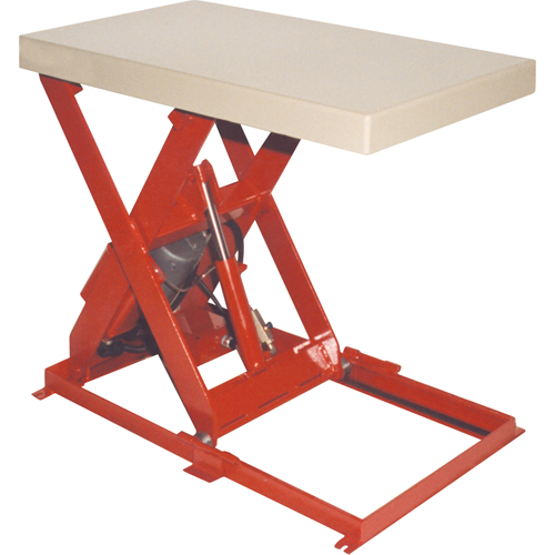 Scissor Lift Table, Steel, 36" L x 20" W, 1100 lbs. Capacity Nia-Chem Ltd.