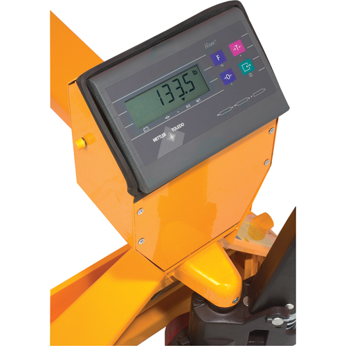 Digital Scale Pallet Truck, 47.5" L x 22" W, 5000 lbs. Cap. Nia-Chem Ltd.