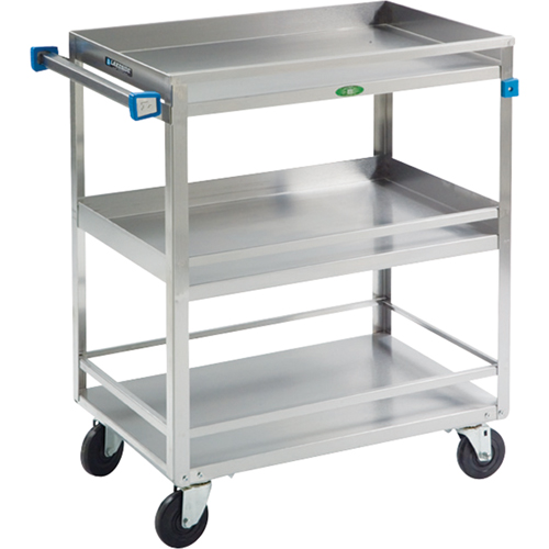Guard Rail Carts, 3 Tiers, 19" W x 34-3/4" H x 31" D, 500 lbs. Capacity Nia-Chem Ltd.