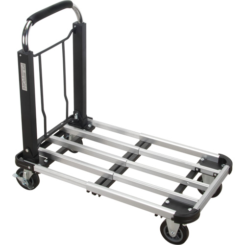 Foldable Platform Trucks, Aluminum, 300 lbs., 28" L x 16" W, 32" High Nia-Chem Ltd.