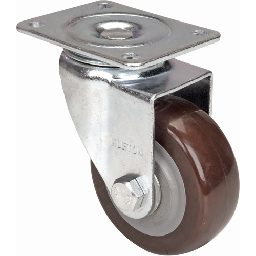 Caster, Swivel, 4" (101.6 mm), Polyurethane, 440 lbs. (199.58 kg.) Nia-Chem Ltd.