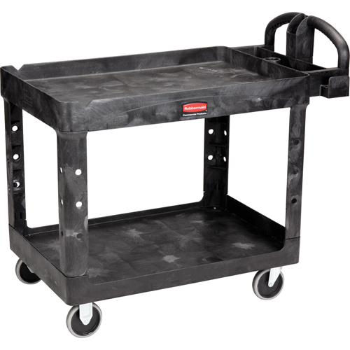 Heavy Duty Utility Cart - 4546-00, 2 Tiers, 26" x 33-1/4" x 55", 750 lbs. Capacity Nia-Chem Ltd.