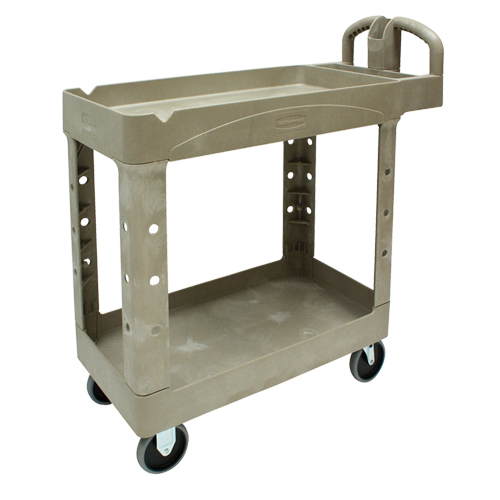 Chariot utilitaire robuste - 4500-88, 2 tiers, 17-1/8" x 33-1/4" x 39", Capacit&eacute; 500 lb Nia-Chem Ltd.