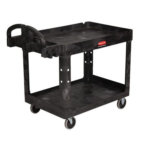Heavy Duty Utility Cart - 4520-88, 2 Tiers, 25-1/4" x 39" x 44", 500 lbs. Capacity Nia-Chem Ltd.