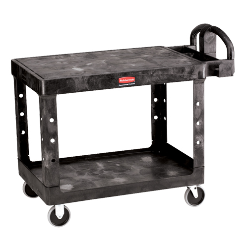 Flat Shelf Heavy Duty Utility Cart - 4525-00, 2 Tiers, 25-7/8" x 33-3/10" x 43-9/10", 500 lbs. Capacity Nia-Chem Ltd.