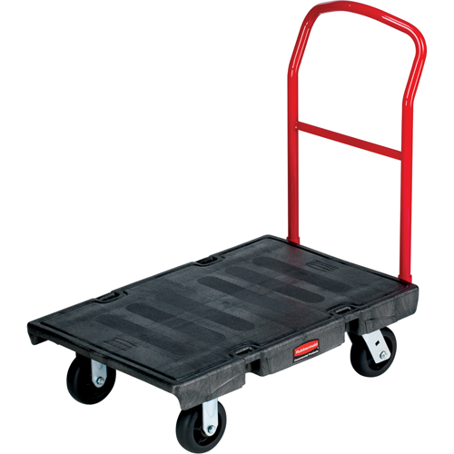 Heavy-Duty Platform Truck, 60" L x 30" W, 2000 lbs. Cap., Rubber Wheels Nia-Chem Ltd.