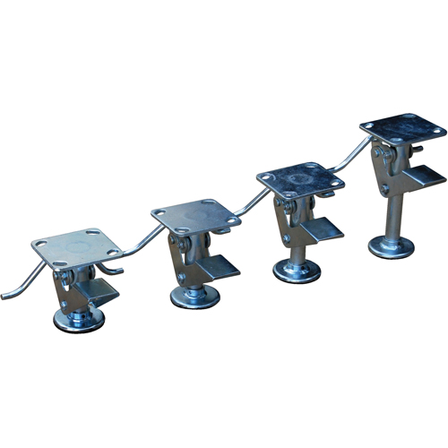 Verrous de plancher - Usage r&eacute;gulier, 7-23/32" Hauteur rallong&eacute;e, 6-3/4" Hauteur r&eacute;tract&eacute;e, Galvanis&eacute; Nia-Chem Ltd.