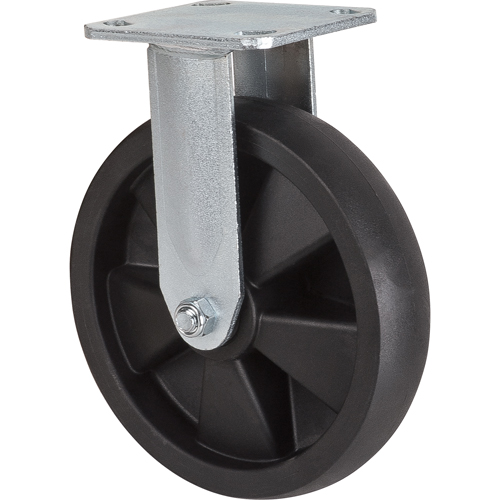 Roulettes haute temp&eacute;rature, Fixe, 8" (203,2 mm), Nylon, 1000 lb (453 kg) Nia-Chem Ltd.