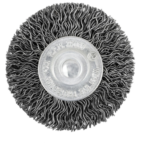 105-2 Shaft Mounted Crimped Radial Brush, 2", .02" Fill Nia-Chem Ltd.