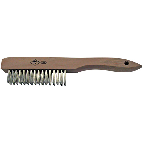 Scratch Brush, Stainless Steel, 4 x 16 Wire Rows Nia-Chem Ltd.