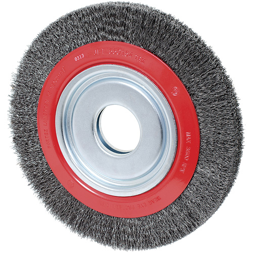 Disque &agrave; fils cr&ecirc;p&eacute;s, 10" dia., Fils 0,014", Arbre 2" Nia-Chem Ltd.