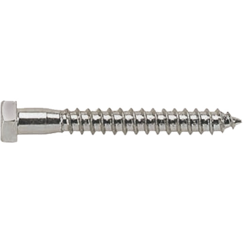 Lag Screw, 5/16" x 3-1/2" L, Zinc Plated Nia-Chem Ltd.