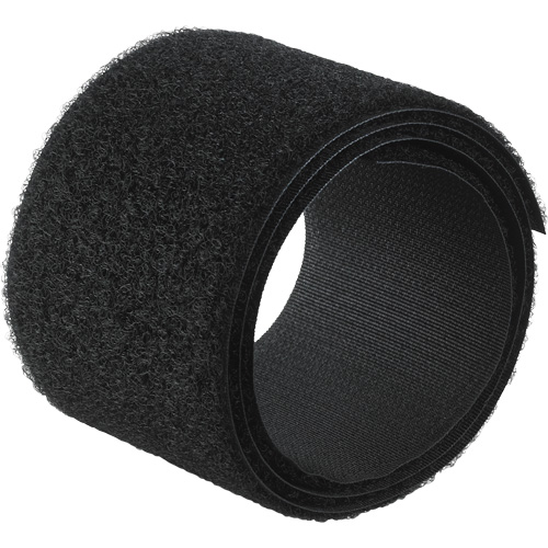 Attache ignifug&eacute;e, Boucle, 50 vg x 3/4", Cousu, Noir Nia-Chem Ltd.